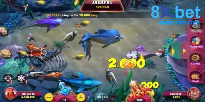 Những phòng game được thiết lập trong hệ thống trò chơi